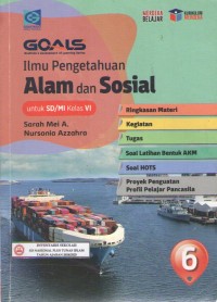 Image of Goals Ilmu Pengetahuan Alam dan Sosial 6 : Kurmer