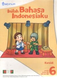 Image of Inilah Bahasa Indonesiaku 6 : KTSP