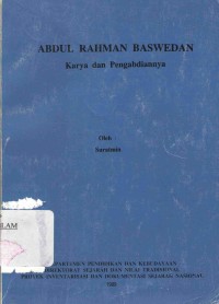 Image of Abdul Rahman Baswedan